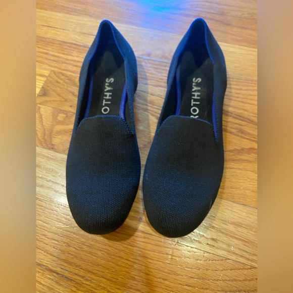Rothys The Loafer size 7.5 in Black Solid - Picture 5 of 5